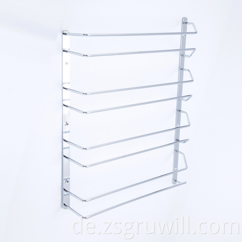 Raum sparen Edelstahl Wandmontierte Halter Hanging Weinglas Rack Küche Lagerung